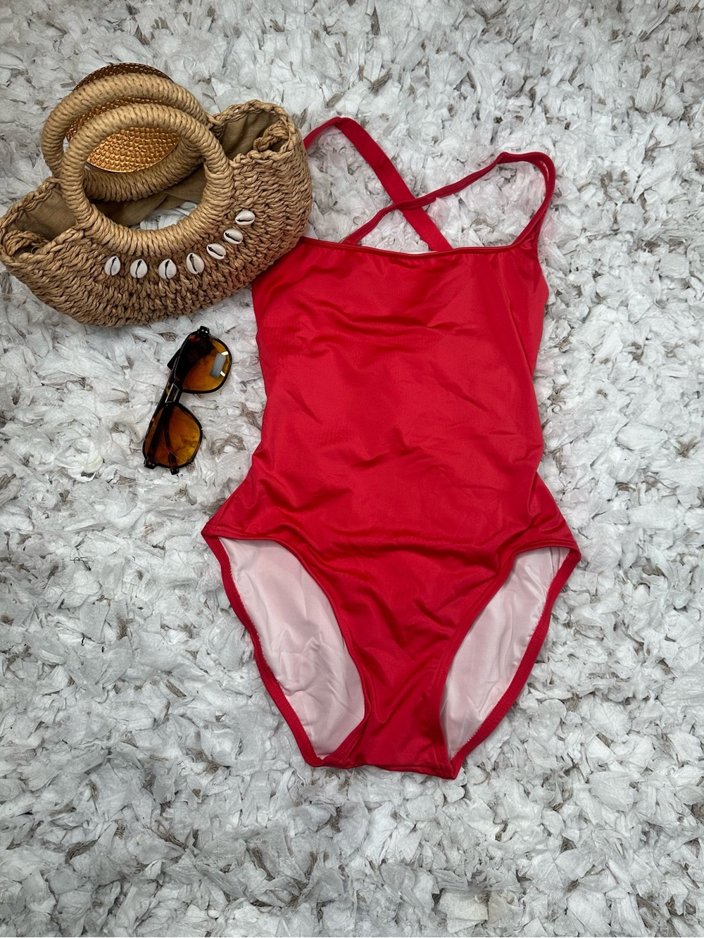Michael Michael Kors Coral Pink One Piece Swimsuit Size 4